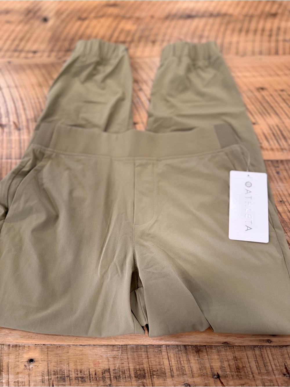 Athleta Brooklyn Joggers in tan